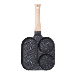 Poêle à frire 3-<span class=keywords><strong>en</strong></span>-1 multifonctionnelle antiadhésive <span class=keywords><strong>en</strong></span> <span class=keywords><strong>pierre</strong></span> Maifan pour petit-déjeuner, compatible induction, usage domestique, luxe léger, pour le marché international - Product Image 5