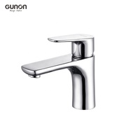 Cartouche de raccordement pour robinet de lavabo simple en laiton chromé, pour mitigeur de lavabo