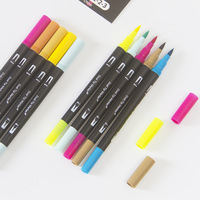 Touchfive — stylos marqueurs d'eau de haute qualité, 72 couleurs, professionnels, permanents, pour le dessin