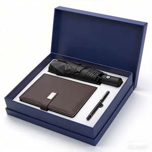 Cadeaux promotionnels, souvenirs, cadeaux d'entreprise personnalisés, ensemble cadeau de bureau avec logo, carnet, stylo, tasse isotherme, ensemble cadeau d'entreprise - Product Image 1