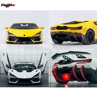 Bodykit Serat Karbon Kering Gaya DK untuk Lamborghini Revuelto 2025 Lip Depan Side Skirt Diffuser Belakang Aksesoris Modifikasi Mobil