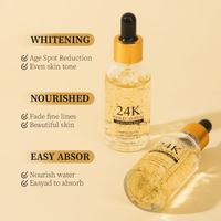 Sérum Visage Raffermissant Anti-Rides Hydratant Éclaircissant à l'Or 24K et Vitamine E 30ml