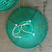 Chine Aquaculture Trap Steel Creel Cage pour escargots de mer ConchTraps à cône et filets de pêche pour la pêche aux escargots de mer