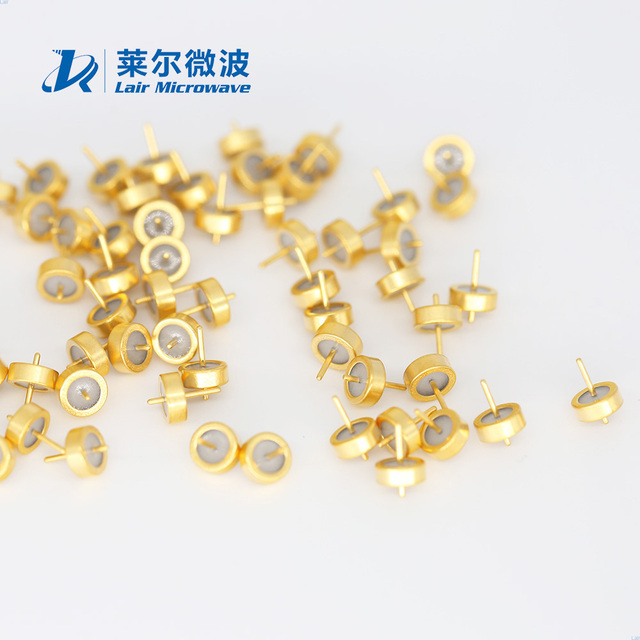 RF Glass Insulator (Glass to Metal) for Coaxial Cable 50 Impedance 72GHz Frequency Gold & Nickel Plated