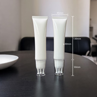 Tube souple de 30 ml et 40 ml avec applicateur à bille triple pour sérum cosmétique et produits de soin de la peau