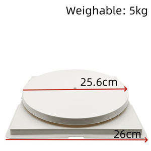 Plataforma Giratoria <span class=keywords><strong>El</strong></span>éctrica de Plástico, Soporte Giratorio Motorizado para Exhibición de Pasteles de Boda, Cumpleaños, Suministros de Repostería - Product Image 4
