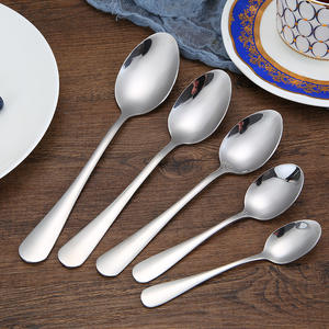 Juego <span class=keywords><strong>de</strong></span> cucharas <span class=keywords><strong>de</strong></span> acero inoxidable Cucharas <span class=keywords><strong>de</strong></span> grado alimenticio Premium Cubiertas duraderas Cucharas <span class=keywords><strong>de</strong></span> metal Cucharas Vajilla - Product Image 3