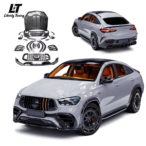 Kit carrosserie pour Mercedes Benz V167 GLE63 <span class=keywords><strong>AMG</strong></span> 2020+ au style Bra-B800 Rocket avec diffuseur, calandre et capot en fibre de carbone sèche de haute qualité - Product Image 1