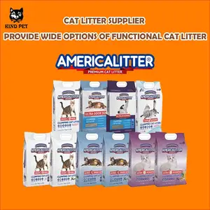 Arena de Bentonita BSCI Factory Cat Sand Kind Pet America Arena Para Gatos Cat Sand