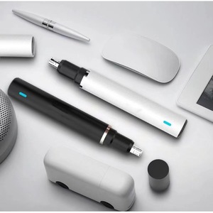 Recortador de vello nasal recargable, 100mAh, 300mAh, cuchilla desmontable y lavable para hombres y mujeres, herramientas de afeitado y limpieza - Product Image 1
