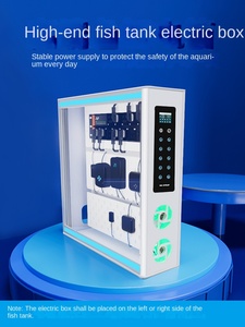 어항 전기 박스 지능형 제어 시스템 부식 방지 모던 직사각형 캐비닛 수족관 식물용 - Product Image 1