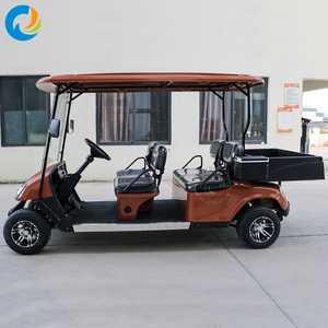 Voiture de golf électrique Robetaa homologuée CE 72V, 4 places, avec benne de chargement, véhicule utilitaire - Product Image 3