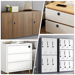 Baileji Kẽm hợp kim điện tử Khóa vân tay với USB sạc cho phòng thí nghiệm Thuốc thử tủ - Product Image 2