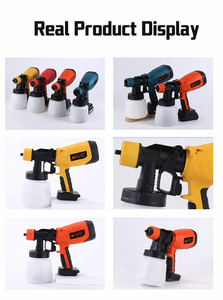 Nouveau <span class=keywords><strong>pulvérisateur</strong></span> de peinture électrique sans fil à haute pression au lithium, pistolet de pulvérisation de peinture au latex portable - Product Image 2