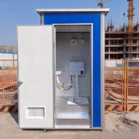 Toilettes portables modernes en acier préfabriquées pliables |   Toilettes mobiles de qualité industrielle pour hôpital, école, atelier