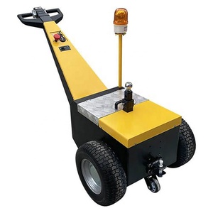 1000kg Small Portable Walk Battery Power Motor Operated Smart Manual Hand <b>Pull</b> Drive Cart Tow Trailer Tractor <b>Trolley</b> - Product Image 1