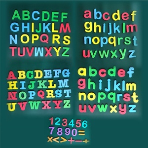 生态定制EVA泡沫磁性字母数字符号儿童学生教育玩具冰箱白板黑板 - Product Image 3
