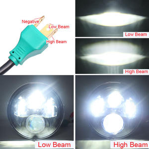 Accesorios para Automóviles, Faro LED con Anillo Halo, Luz de Señal de Giro, Luz Antiniebla, DRL de 7 Pulgadas y 60 W, Faro Delantero H4 H7 Universal de 12 V y 10000 Lúmenes - Product Image 6