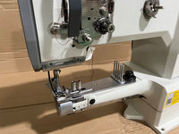 Machine à coudre à une seule ceinture Raynian-335PF avec fonction de couture composite à verrouillage latéral. Grand crochet pour machine à coudre de chaussures.