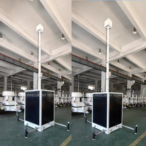 เสาโซลาร์เซลล์เคลื่อนที่พร้อมเสาไฮดรอลิกแบบยืดหดได้ แผงโซลาร์เซลล์แบบติดตั้งได้สำหรับการรักษาความปลอดภัยงานชั่วคราว - Product Image 4