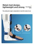 Attelle orthopédique réglable multi-fixation antidérapante pour genou, cheville et pied, soutien post-chirurgical pour la rééducation des membres inférieurs