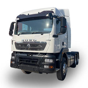 Camion tracteur HOWO 6x4 d'occasion, 10 roues, diesel, transmission manuelle, transport routier lourd, direction à gauche, suspension pneumatique pour l'Afrique - Product Image 1