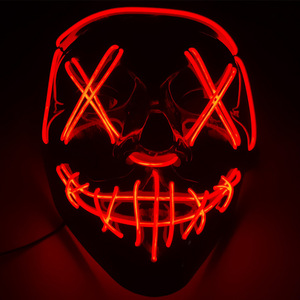 Máscara <span class=keywords><strong>de</strong></span> Halloween negra V-For-Vengeance <span class=keywords><strong>de</strong></span> madera hecha a mano con luz fría, para uso en interiores/exteriores, venta al por mayor - Product Image 6
