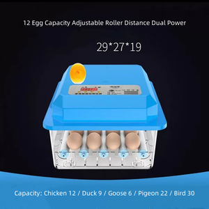 Inkubator TELUR Digital otomatis logam dan kotak pembiakan hewan peliharaan plastik penetas telur ayam dengan kandang hewan peliharaan Putar - Product Image 3