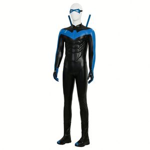 Costume de cosplay Titans <span class=keywords><strong>Saison</strong></span> <span class=keywords><strong>3</strong></span> pour homme, tenue de combat Nightwing Dick Grayson en spandex, costume d'Halloween pour TV et cinéma - Product Image 6