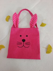 DAMAI Cartoon <b>Easter</b> Bunny Ear Tote <b>Bags</b> Cute Shaped Gift Sacks Creative Holiday Cloth <b>Bags</b> for Party Decoration Supplies - Product Image 4