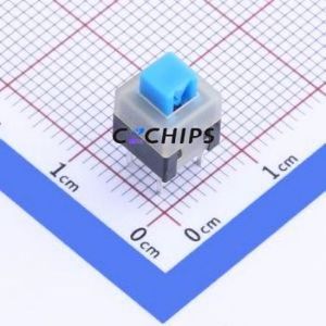 BTSA-L-P-11 Push Button Switch Through hole Component (THT) Switch Self-Locking Square Button Through Hole 50mA - Product Image 1