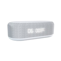 Alarm Dock Desktop Pengisian Daya Nirkabel Lampu Malam Lampu Meja Termometer Pengisi Daya Nirkabel Tiga-dalam-Satu untuk Ponsel