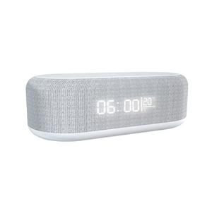 Station d'accueil de bureau avec alarme, chargeur sans fil, veilleuse, lampe de table, thermomètre, chargeur sans fil trois-en-un pour téléphone portable - Product Image 1
