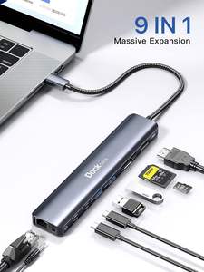 Adaptador multipuerto Dockteck 9 en 1 USB C para MacBook, iPad, <span class=keywords><strong>XPS</strong></span>, <span class=keywords><strong>Microsoft</strong></span> - Product Image 2