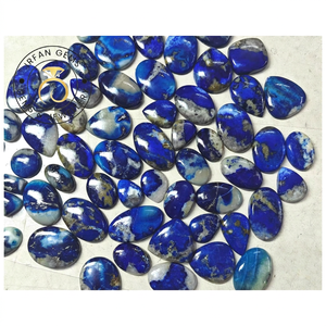 AAA Grade Afghanite pierre précieuse en vrac Cabochons bleus de haute qualité Afghanite naturelle taille libre mélange forme pour la fabrication de bijoux pierre - Product Image 4