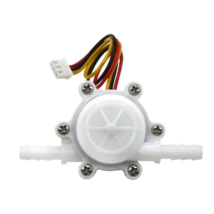 Capteur de débit en plastique POM OEM Dijiang ZJ-2103, compteur à effet Hall à turbine à impulsions NPN, débitmètre 0,01-1,5/0,3-5 LPM pour filtre RO - Product Image 3