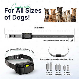 HEYI 1-MPC625 방수 충전식 개 훈련 칼라 1 마일/5280 FT 원격 껍질 제어 충격 톤 깜박임 비콘 조명 - Product Image 3