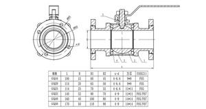 Vanne à boisseau sphérique à vide à bride GU à plate-forme haute en trois parties Test d'hélium à vide élevé Acier inoxydable 304 - Product Image 5