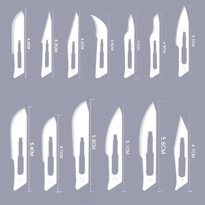 Lames de scalpel chirurgical en céramique industrielle MIDDIA #10 11 12 15 18 20 21 22 23 24 25 Lames de coupe en céramique Usine - Product Image 2
