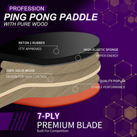 Loki Professionnel Ping Pong Paddle Fabrication Durable Contrôle Stable Raquette De Tennis De Table Batte Pour L'entraînement