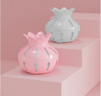 Nouvel humidificateur ultrasonique portable Lotus 330 ml avec 7 couleurs LED, aromathérapie et utilisation en extérieur
