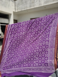 Sarongs et paréos faits main à l'impression au bloc, en coton léger, pour femmes, vêtements de plage et de villégiature - Product Image 6