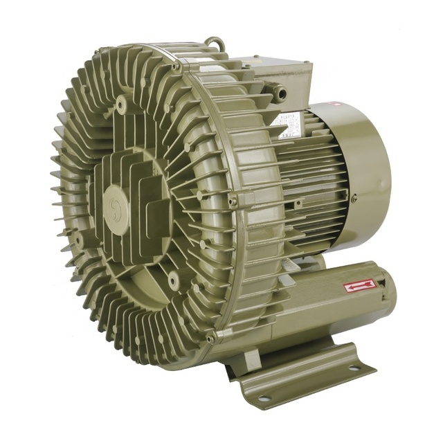 Low-noise High-efficiency High-pressure AC Blower 380V Single-stage Three-phase Electric OEM FuLi Brand Model HG-4000SB