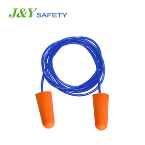 عينة مجانية من سدادات أذن العمل بشعار أحمر سدادات أذن من الفوم الاصطناعي للحد من الضوضاء - Product Image 4