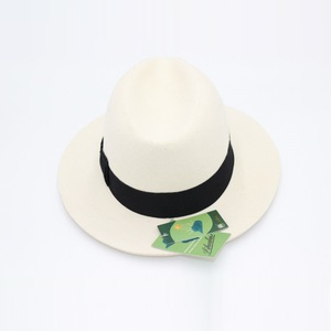 Chapeau Fedora Rétro en Laine Blanche pour Homme, Style <span class=keywords><strong>Vintage</strong></span>, en Feutre de Laine, pour Automne Hiver, Fêtes en Extérieur, Église, Simple et Élégant - Product Image 4
