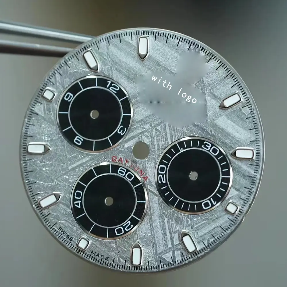 데이토나를 위한 최고 품질의 운석 시계 다이얼, 4130 무브먼트에 적합, 애프터마켓 시계 액세서리