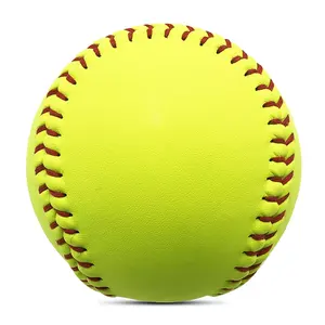 Top High Quality Customized Colored Wholesale Team Sports Official Cheap Durable Leather Softball