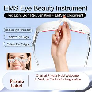電動アイマッサージャーグラス EMS テクノロジー アイマッサージャー 充電式アイマスク くまを除去し、しわを滑らかにする - Product Image 6