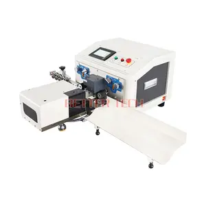 Fully Automatic Cable Cutting Stripping and Twisting Machine Wire Cable measure Wire Coil Winding Binding Machine