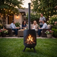 Kf 3 en 1, Campana de Chimenea multifonctionnelle pour cuisine, foyer et cheminée, design cheminée